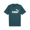 Camiseta Essentials Logo Hombre PUMA Cold Green