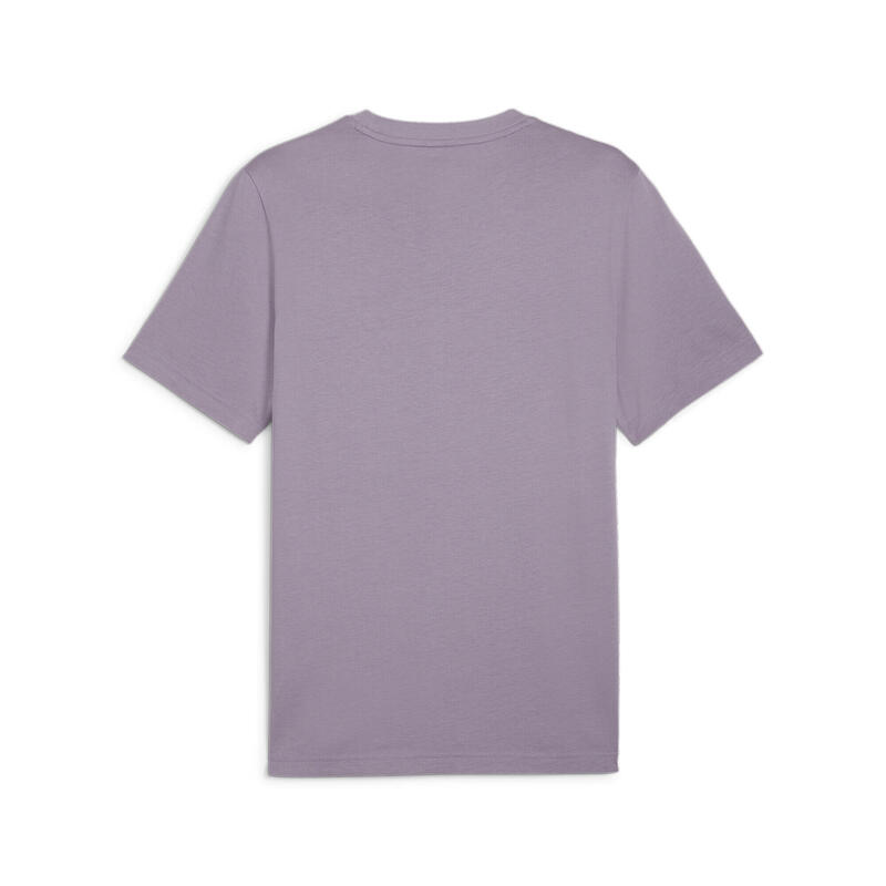 Essentials+ T-shirt met klein, tweekleurig logo voor heren PUMA Pale Plum Purple