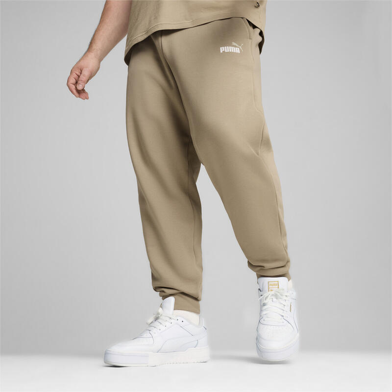 Pantalones Essentials+ 2 Col Logo Hombre PUMA Oak Branch Beige