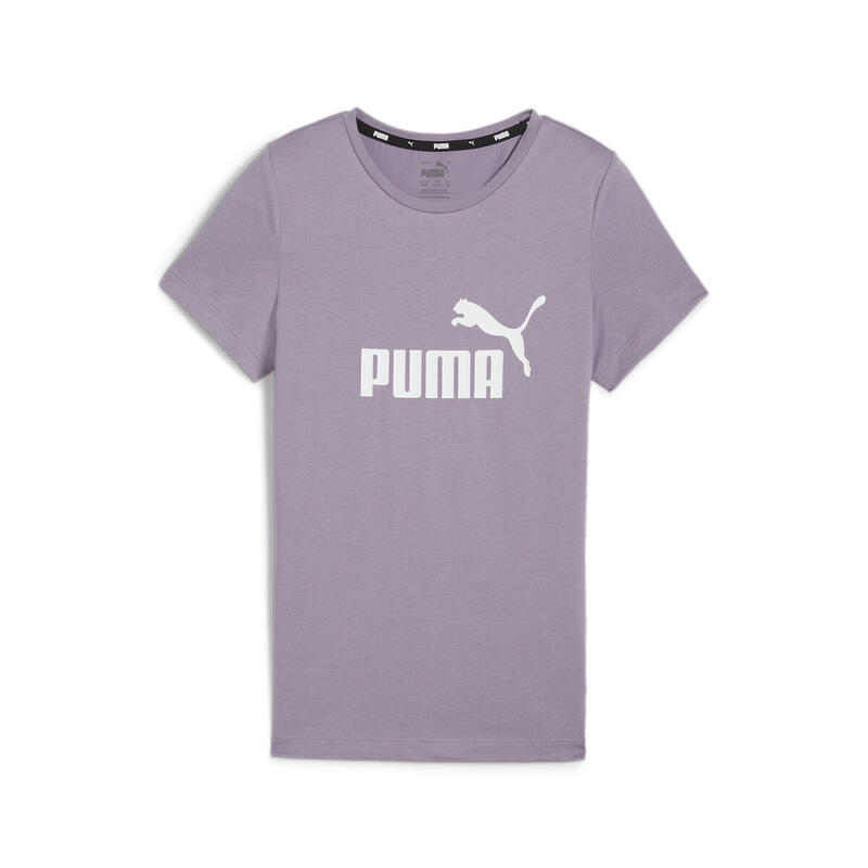 Essentials Logo T-shirt voor jongeren PUMA Pale Plum Purple