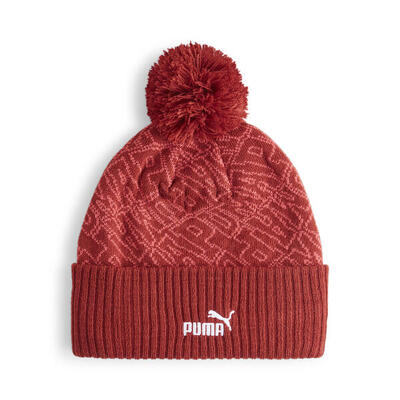 Ess beanie met pompon puma intense red