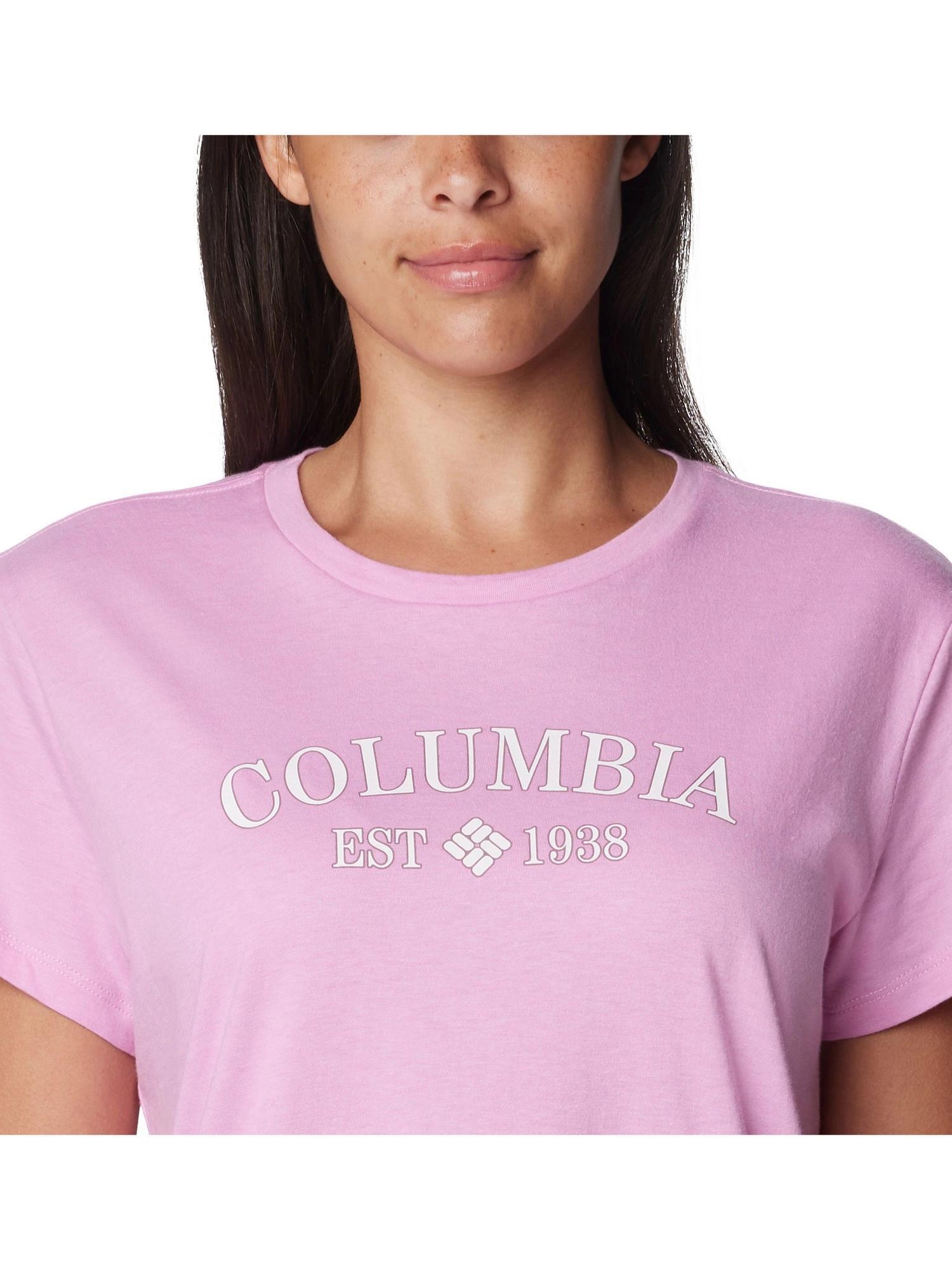 Koszulka damska Columbia Trek Graphic z krótkim rękawem 5/6