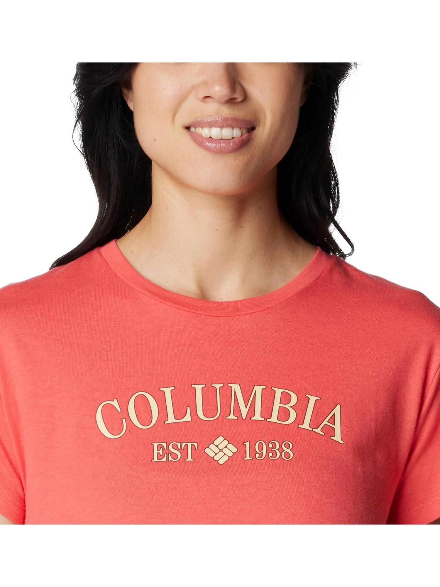 Koszulka damska Columbia Trek Graphic z krótkim rękawem 5/6