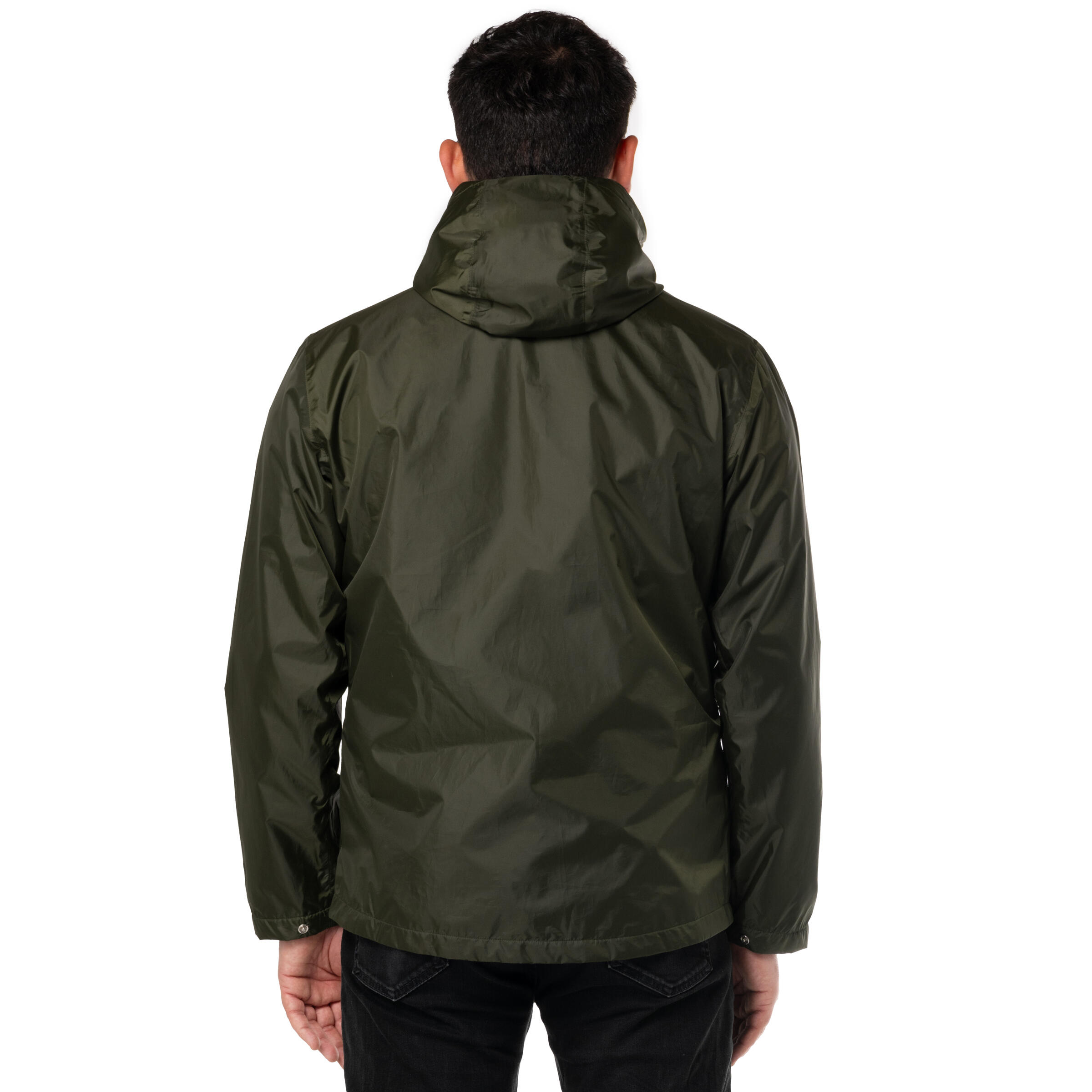 VESTE UPCYCLÉE IMPERMÉABLE ET COUPE VENT - SOFTSHELL FORÊT HOMME 3/5