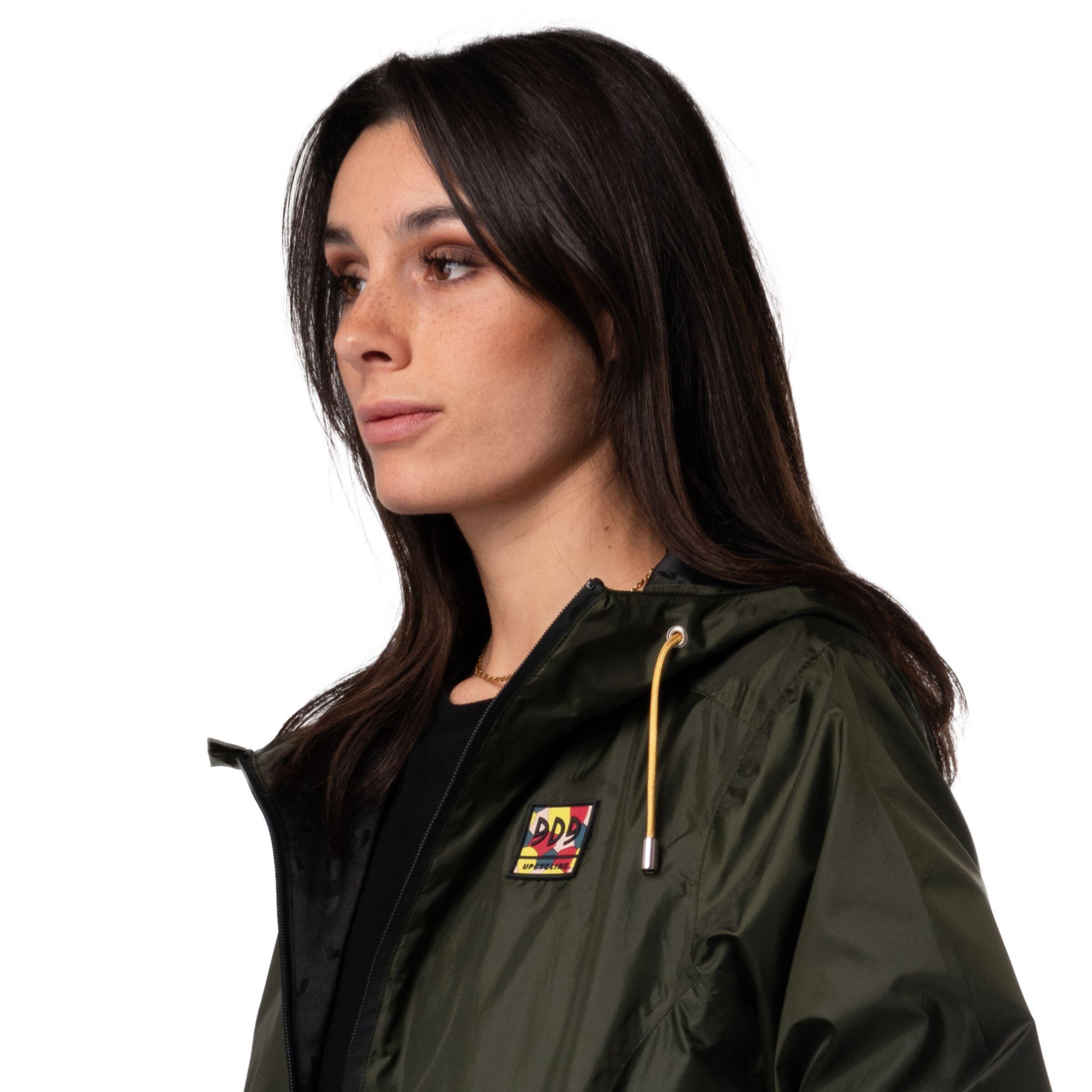 VESTE UPCYCLÉE IMPERMÉABLE ET COUPE VENT - SOFTSHELL FORÊT FEMME 2/5