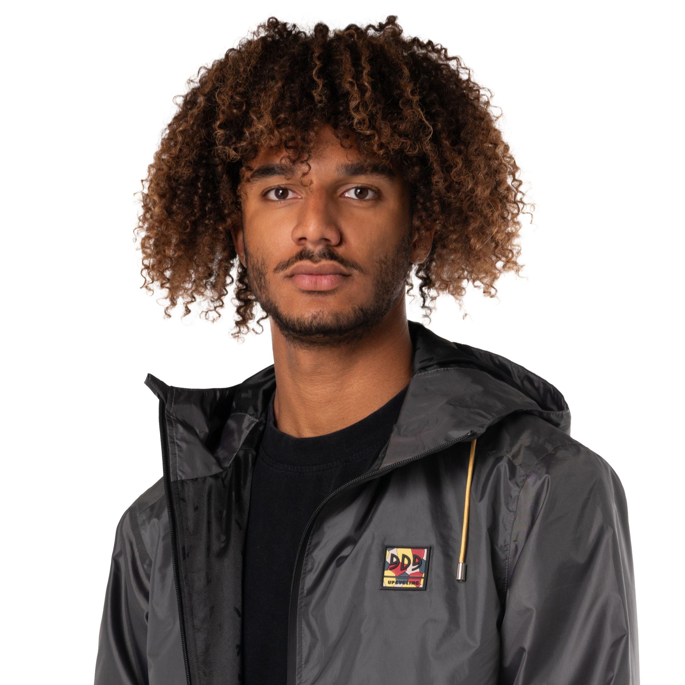 VESTE UPCYCLÉE IMPERMÉABLE ET COUPE VENT - SOFTSHELL GRAPHITE HOMME 2/5
