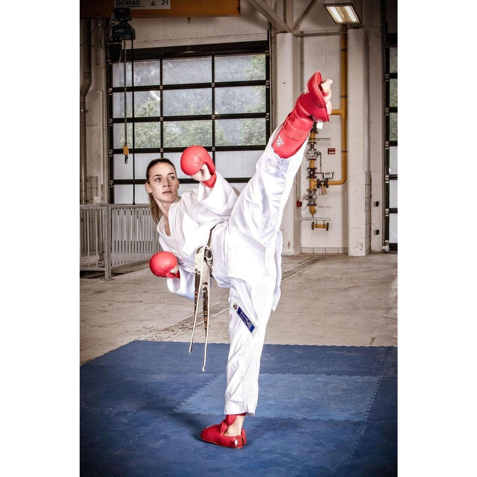 Karate-Gi "Premium Kumite", aprobat WKF, Hayashi, Alb, 185cm