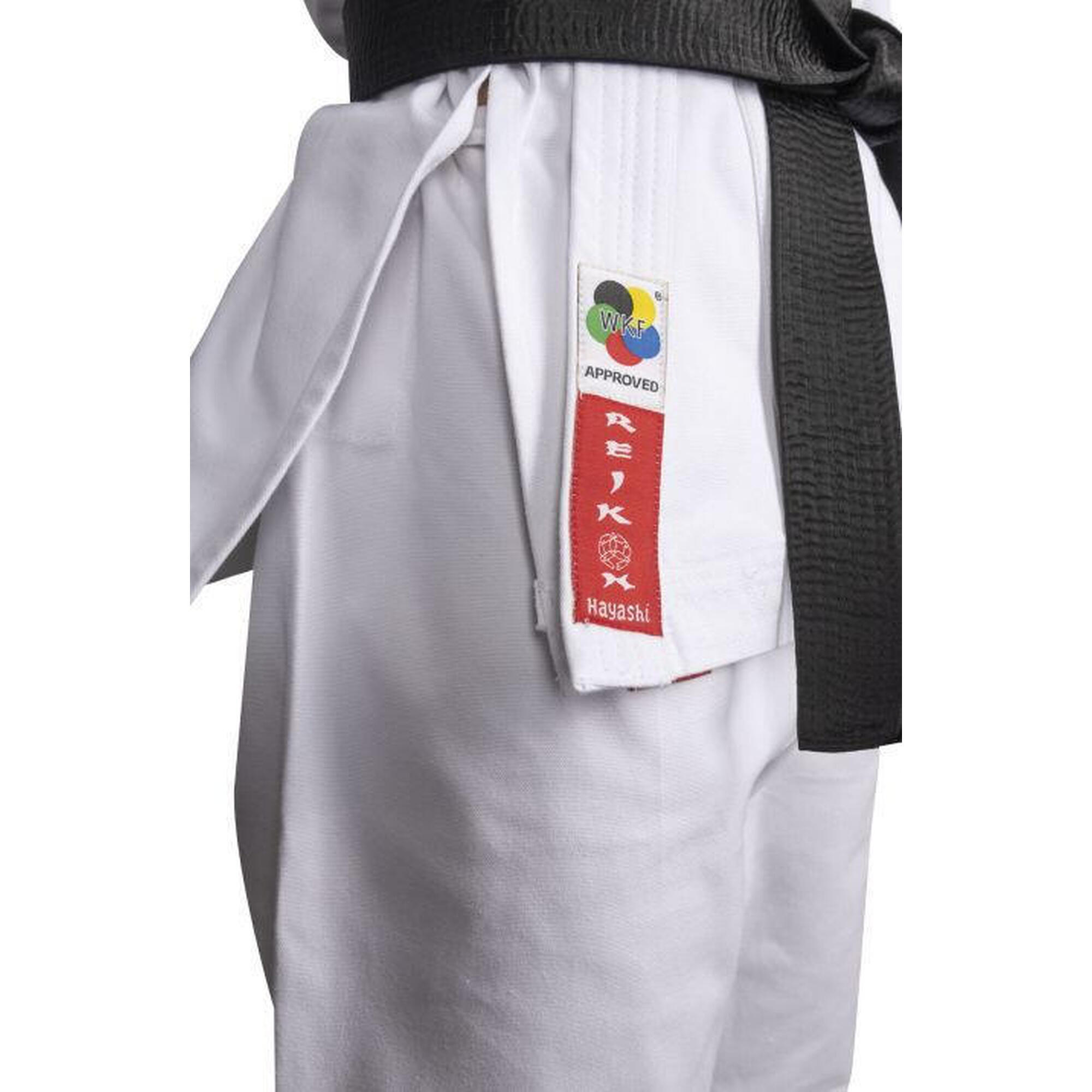 Karate-Gi Reikon, aprobat de WKF, Hayashi, Alb, 170cm