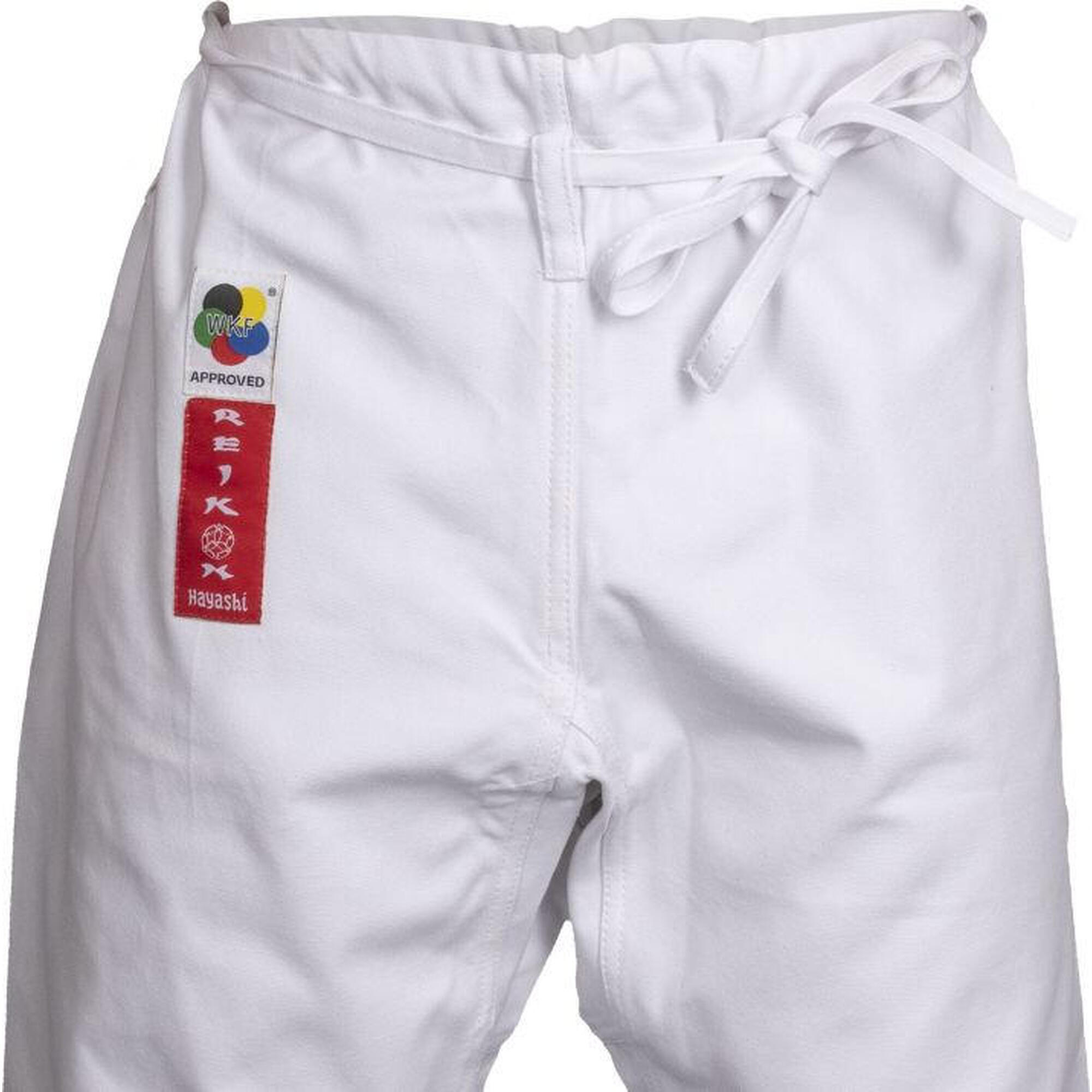 Karate-Gi Reikon, aprobat de WKF, Hayashi, Alb, 170cm