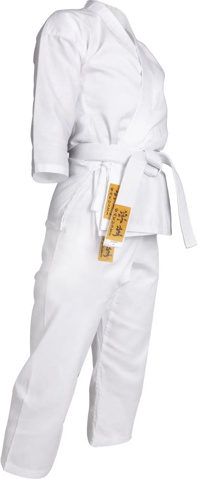 Karate-Gi "Gakusei", Hayashi, Alb, 100 cm 6/7