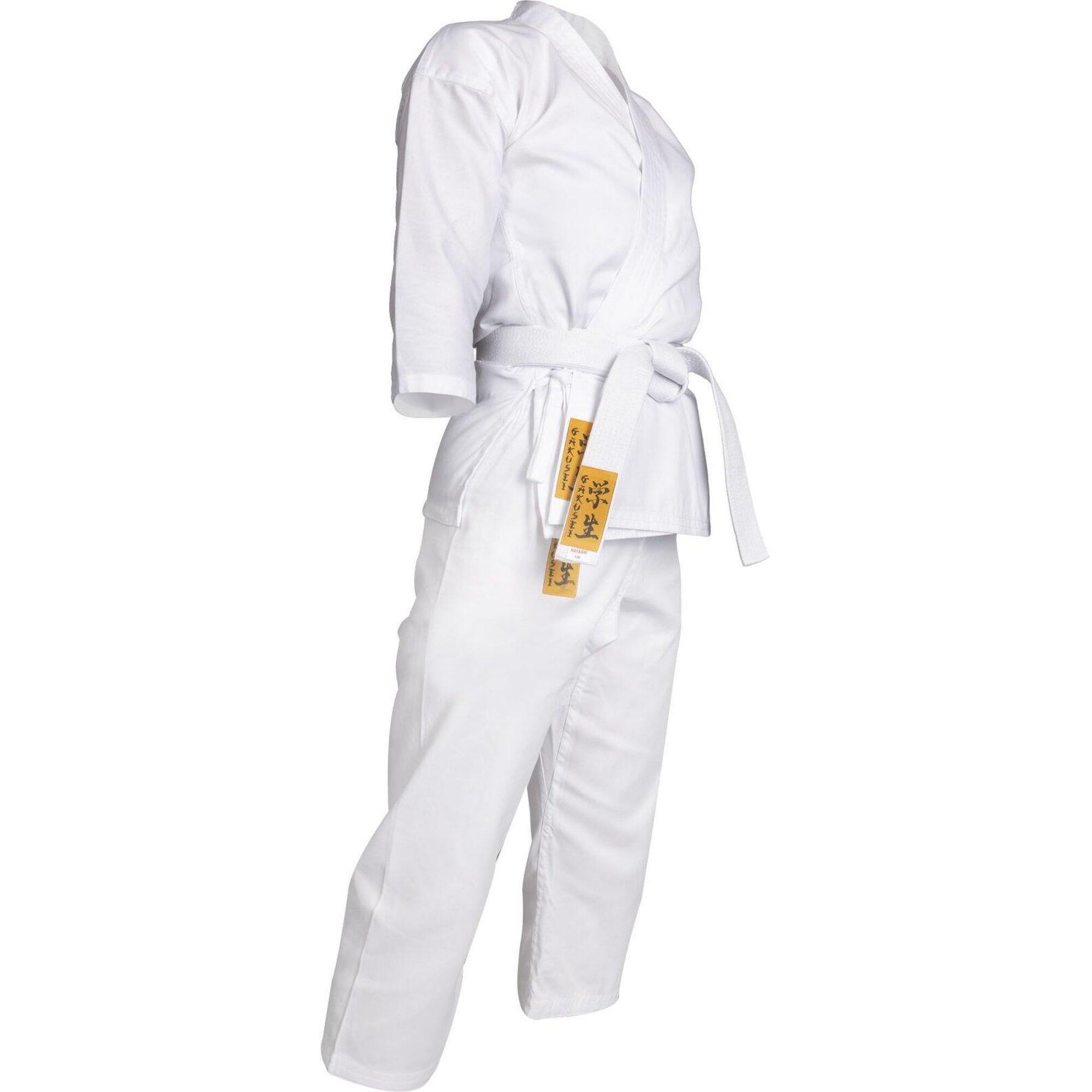 Karate-Gi "Gakusei", Hayashi, Alb, 100 cm
