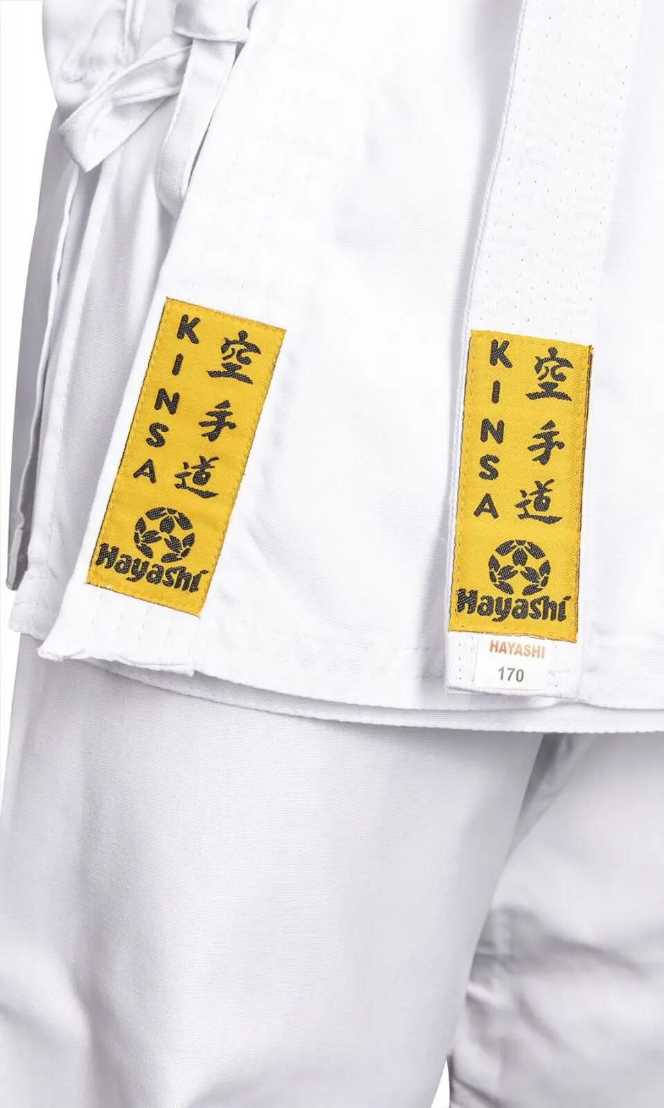 Karate-Gi "KINSA", Hayashi, Alb, 110 cm 4/5