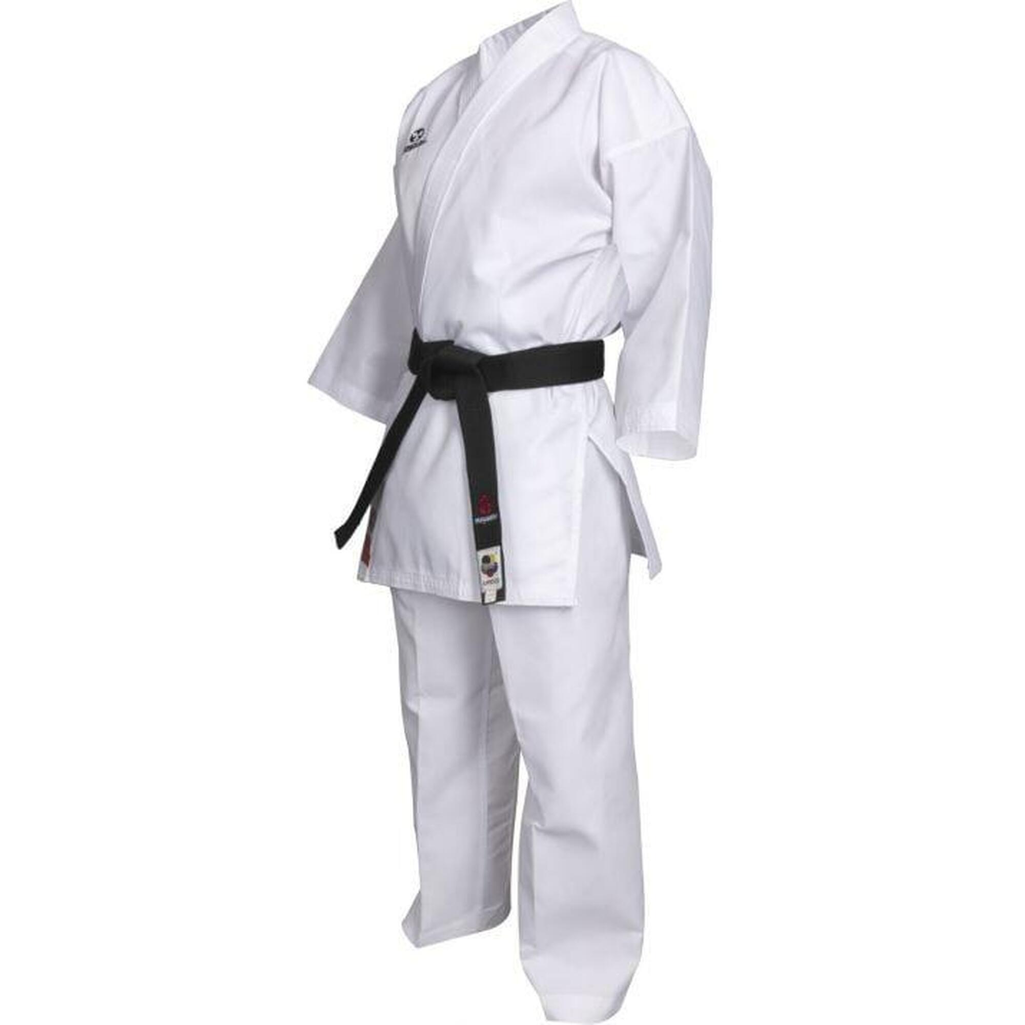 Karate-Gi KUMITE, aprobat de WKF, Hayashi, Alb, 130 cm