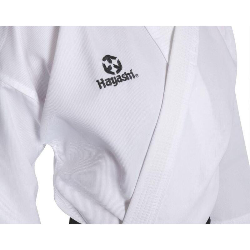 Karate-Gi KUMITE, aprobat de WKF, Hayashi, Alb, 130 cm