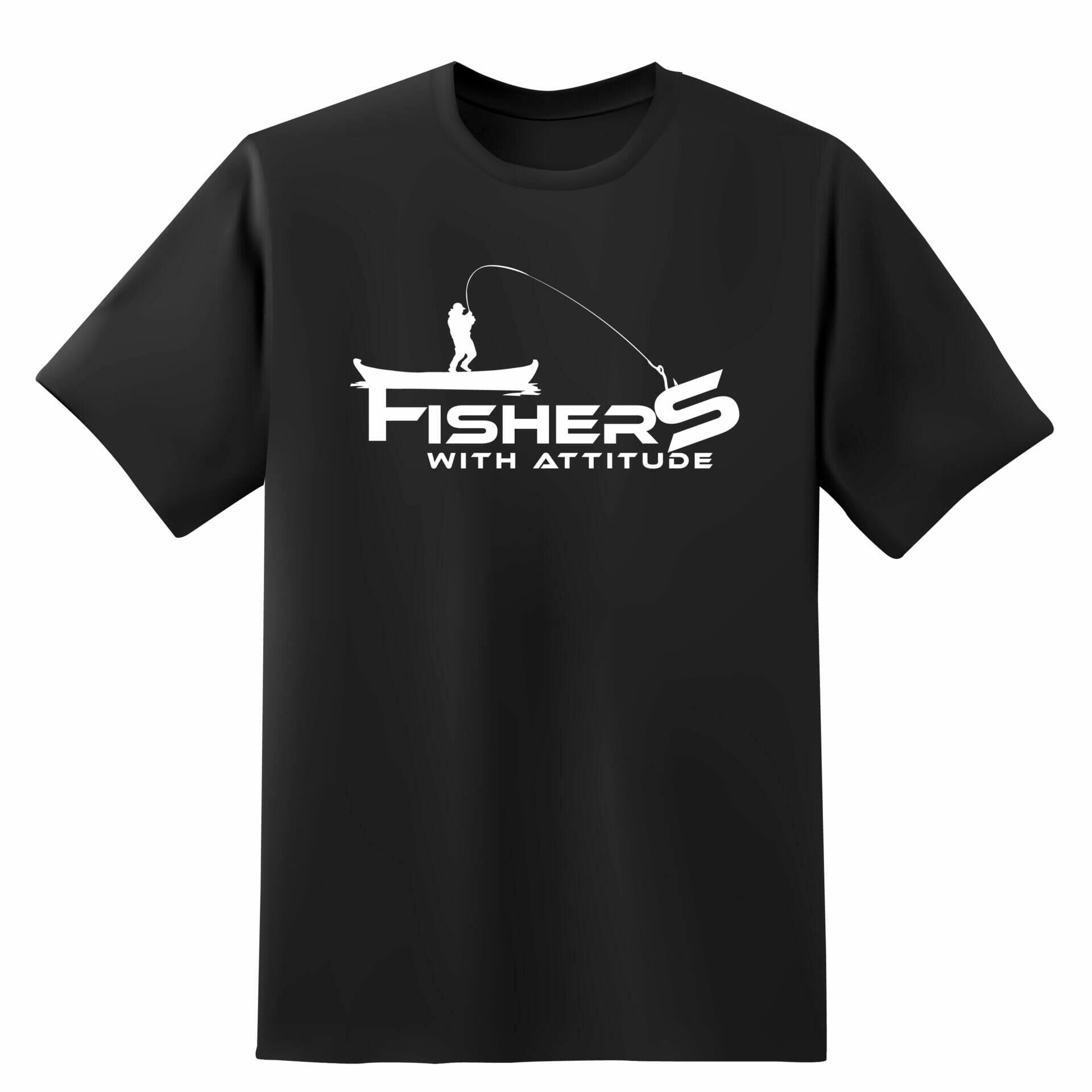 T-shirt - Fisher with Attitude (noir) 1/1