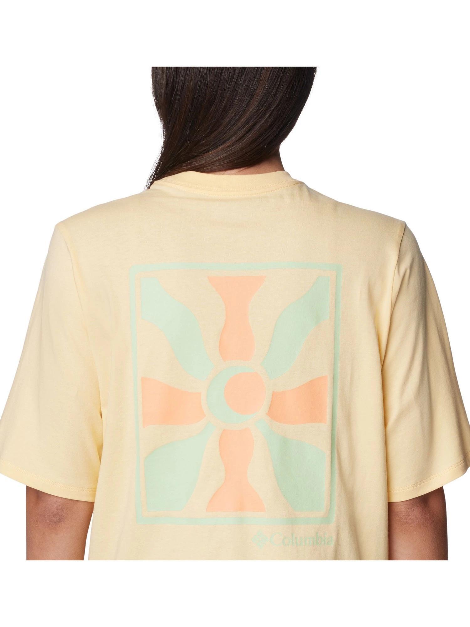 T-shirt damski Columbia North Cascades Graphic z krótkim rękawem 5/6