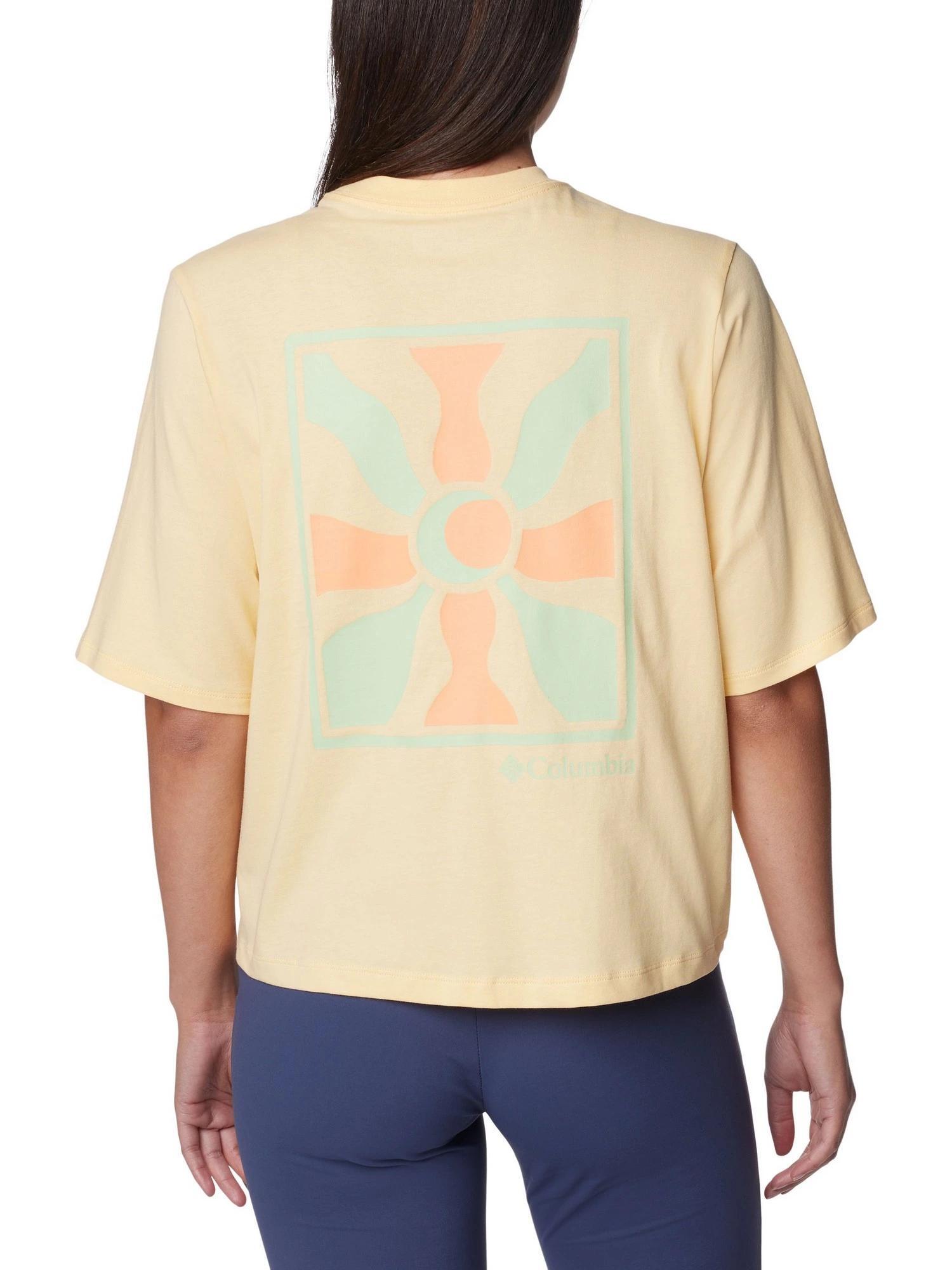 T-shirt damski Columbia North Cascades Graphic z krótkim rękawem 3/6
