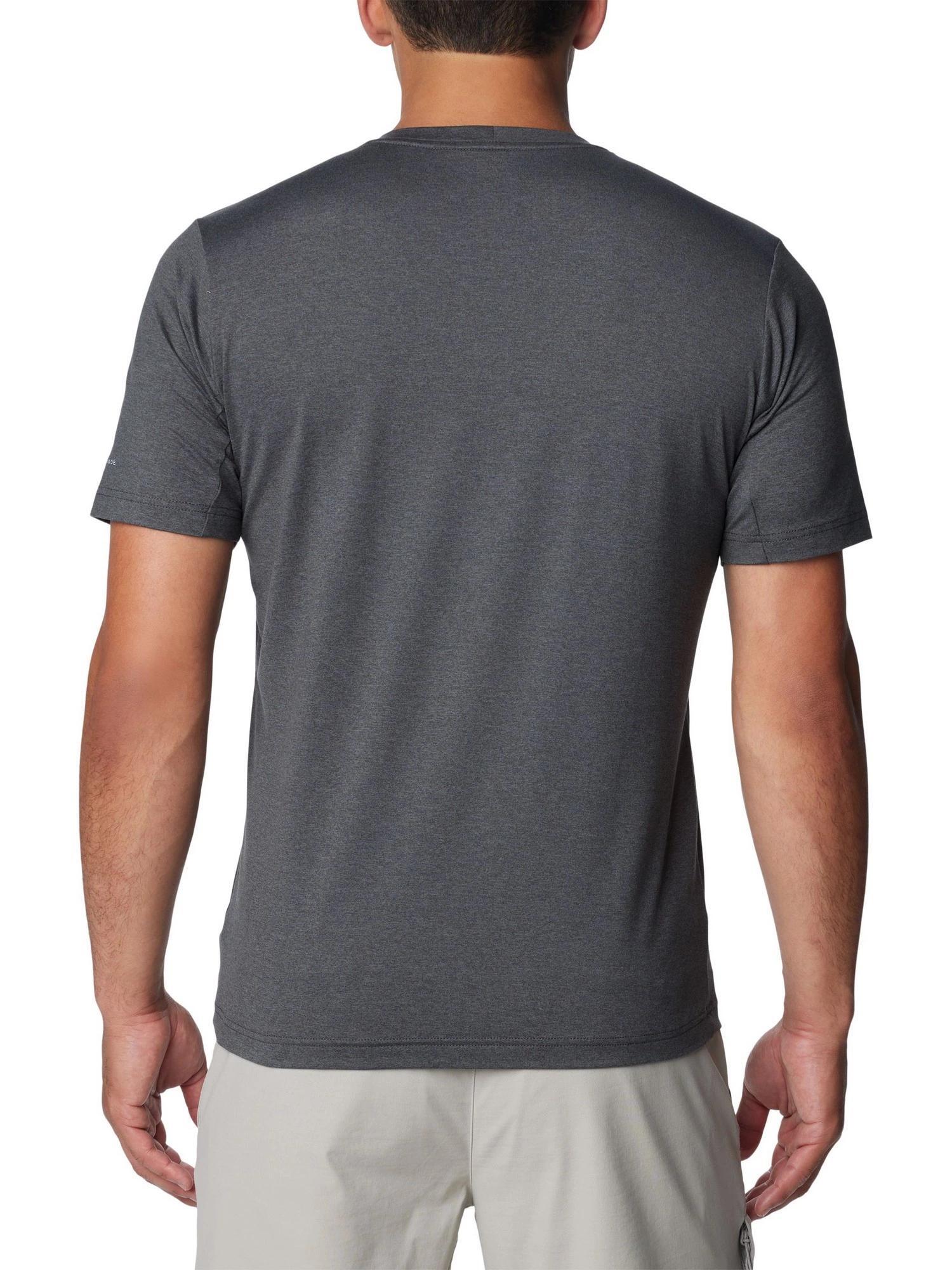 Koszulka sportowa męska Columbia Tech Trail Crew Neck II z krótkim rękawem 3/6