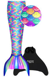 Queue de sirene FANTASY RAINBOW S/M