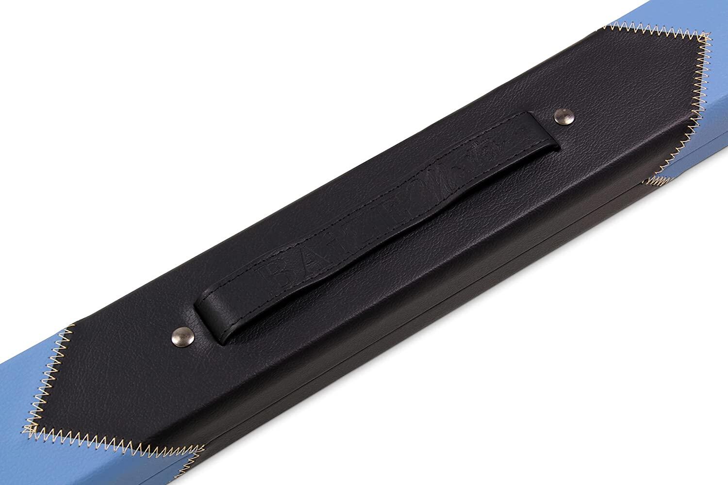 BAIZE MASTER SKY ARROW Deluxe 2pc Snooker Pool Cue Case with Matching Coloured 4/7