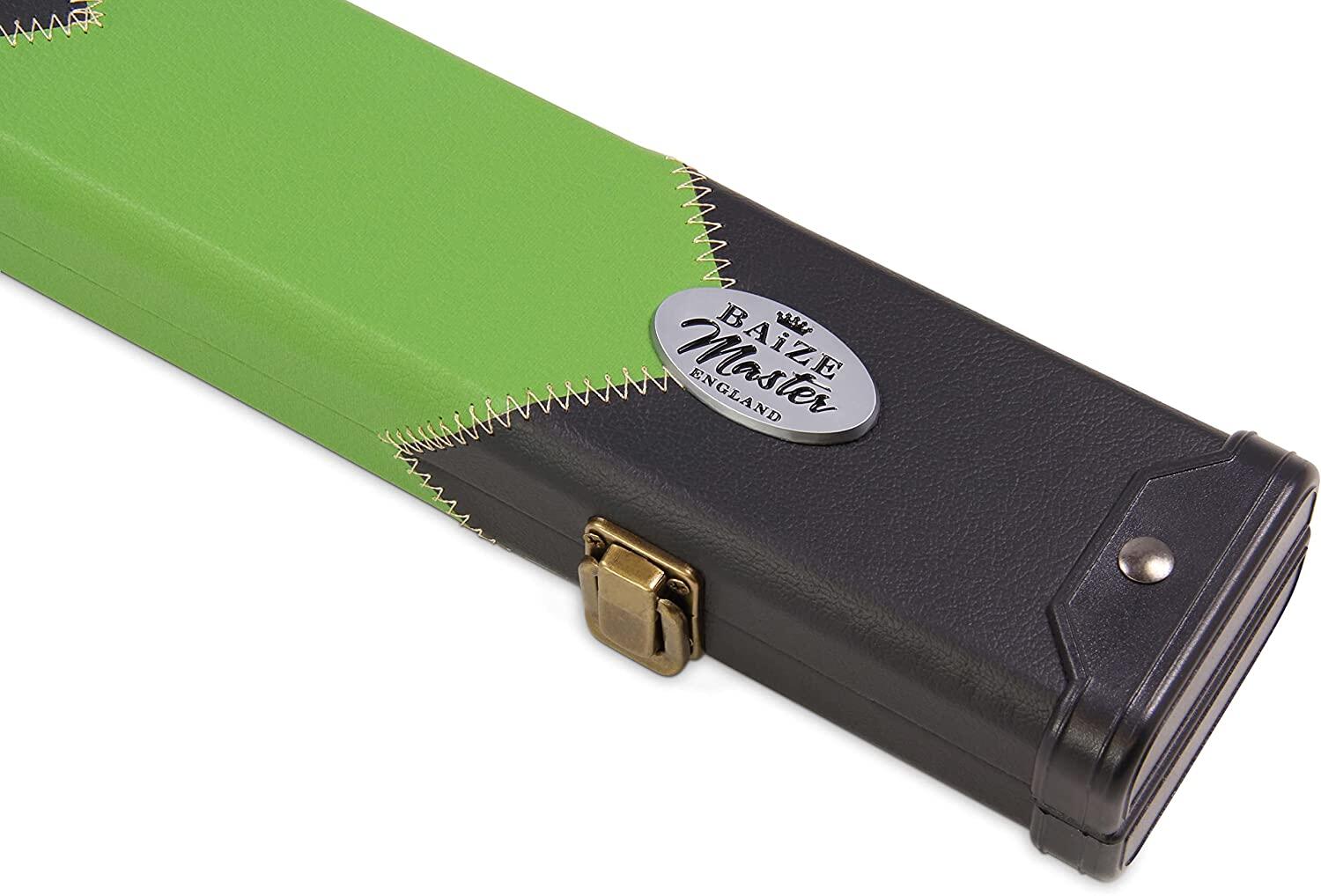 Baize Master 2 Piece 3 SLOT GREEN ARROW Pool Snooker Pool Case Holds