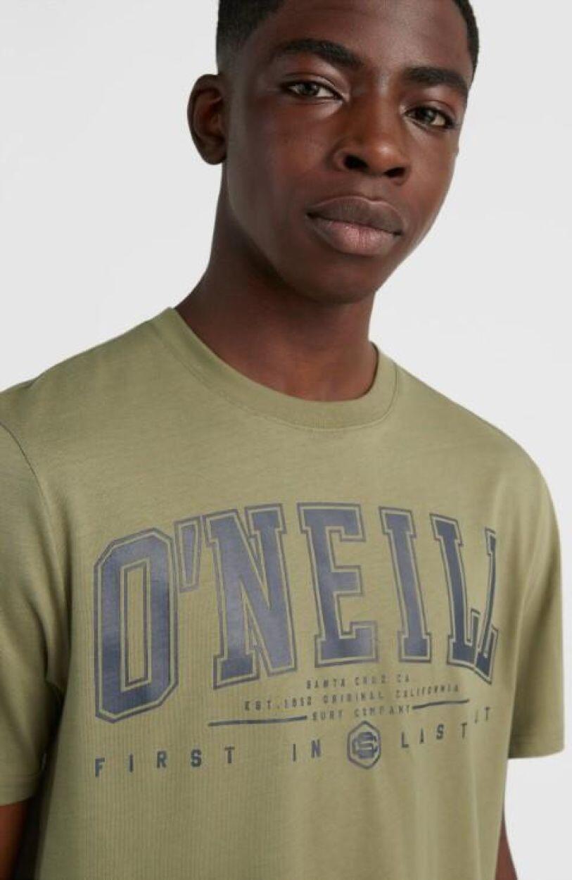 O'NEILL O'neill T-Shirts STATE MUIR T-SHIRT HEREN Deep lichen green 2/7