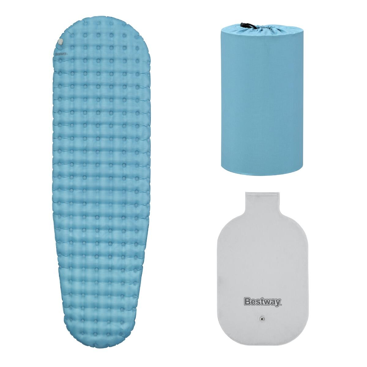 Bestway Insulated Regular Mummy Sleeping Pad, Portable Foam Sleeping