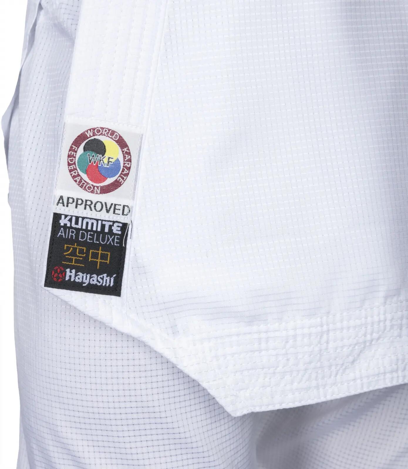 Karate-Gi Set “Air Deluxe Competition” ( aprobat WKF ) - Alb, Marimea 165 cm 7/7
