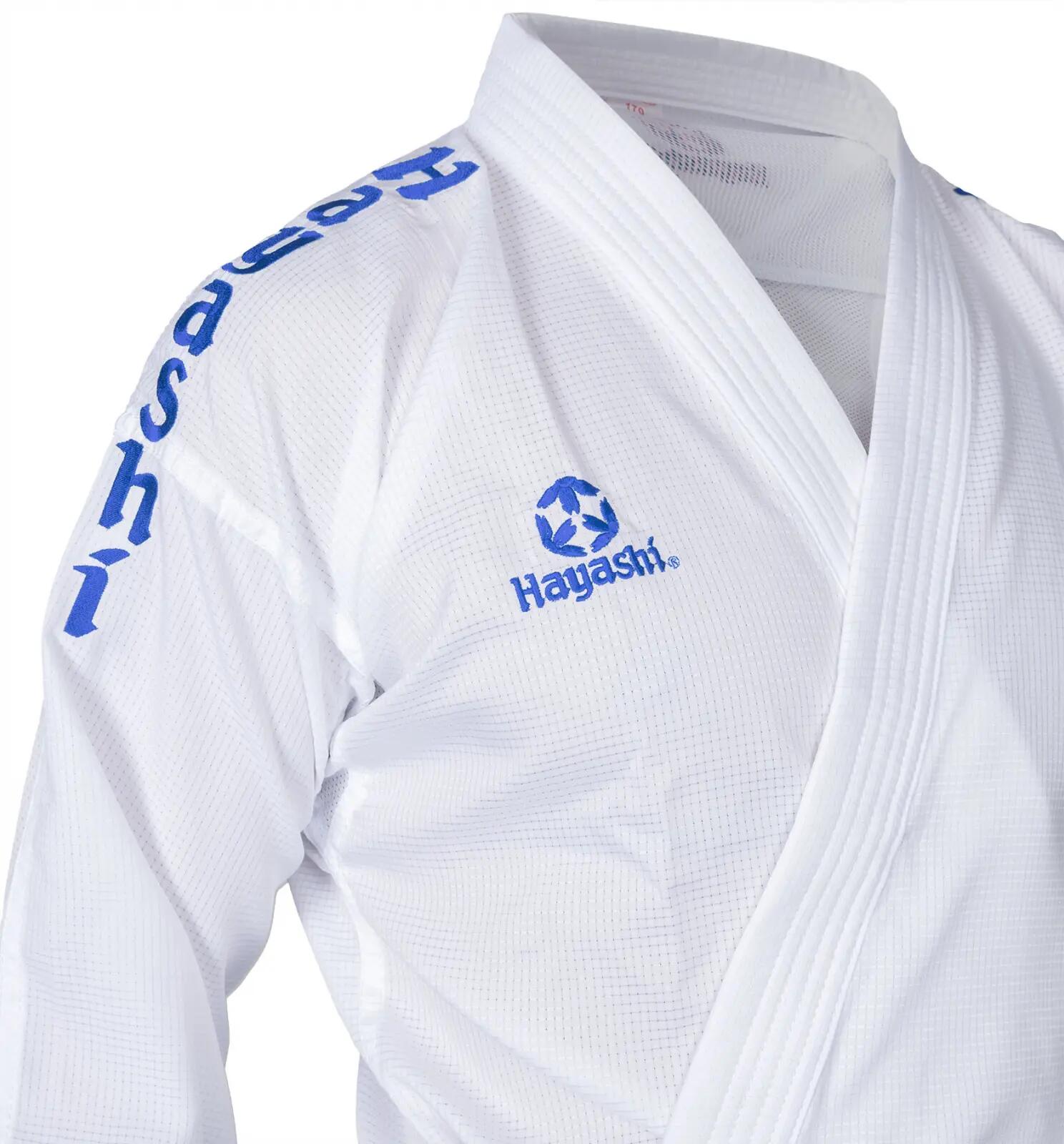 Karate-Gi Set “Air Deluxe Competition” ( aprobat WKF ) - Alb, Marimea 165 cm 4/7