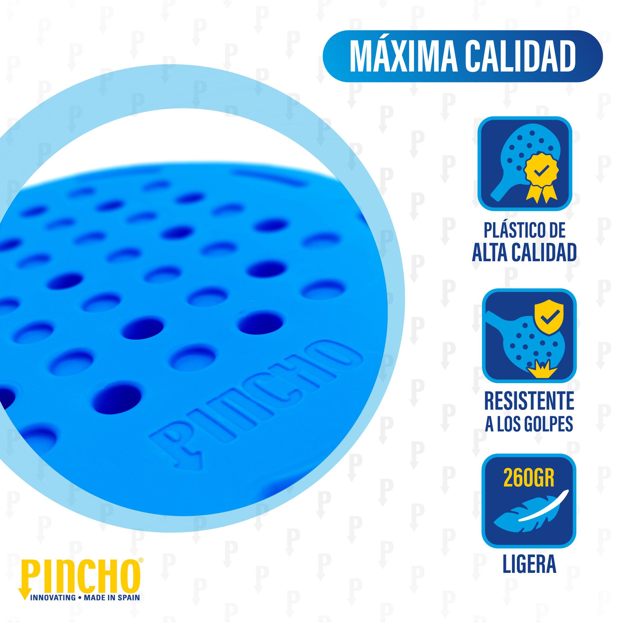 Palas de Padel Playa, 2 Palas + 3 Pelotas EVA, Impermeables Azul 2/5