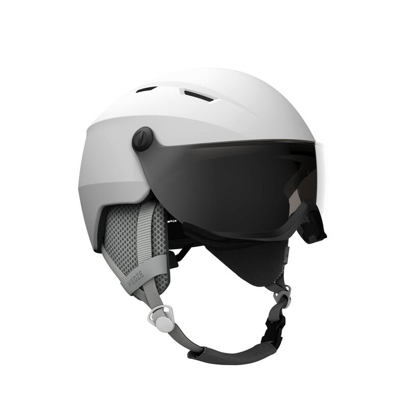 Refurbished - Skihelm mit Visier Erwachsene - H350 weiss - GUT