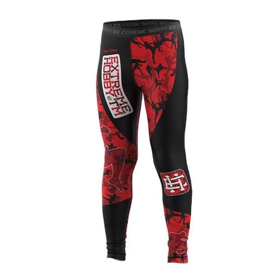 Leggings de sport pour enfants EXTREME HOBBY RED WARRIOR