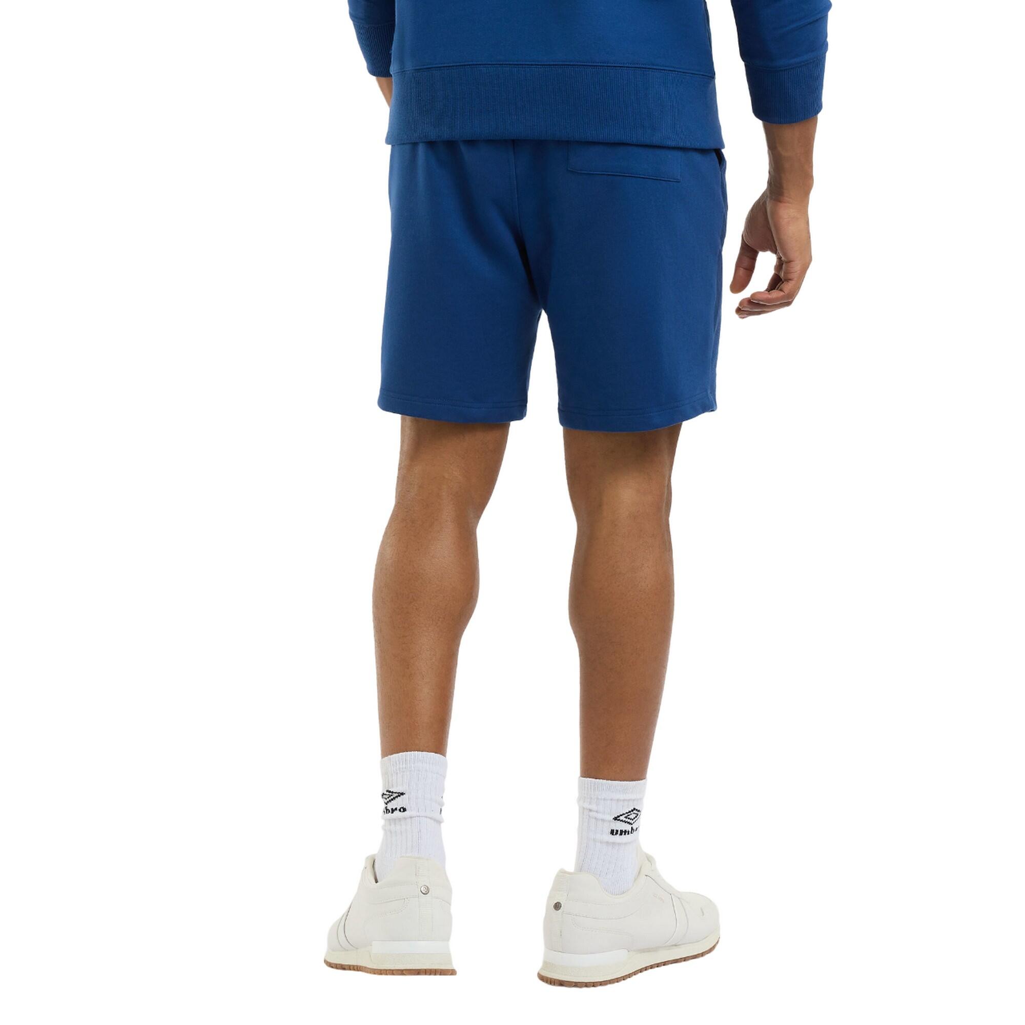 Mens Textured Shorts (Estate Blue) 2/3