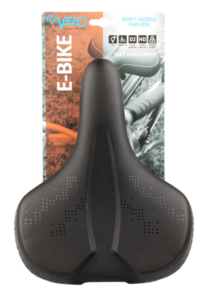 Selle de vélo électrique Comfort - aspirateur avec O-zone et poignée 3/4