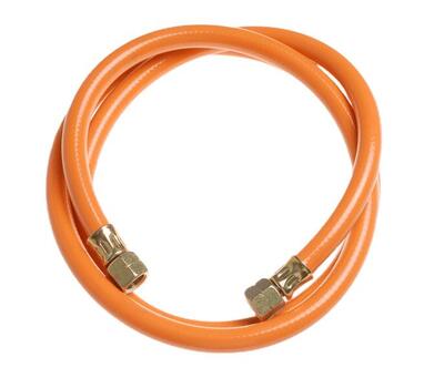 Gasslang pvc 1,5 meter gasslangen oranje
