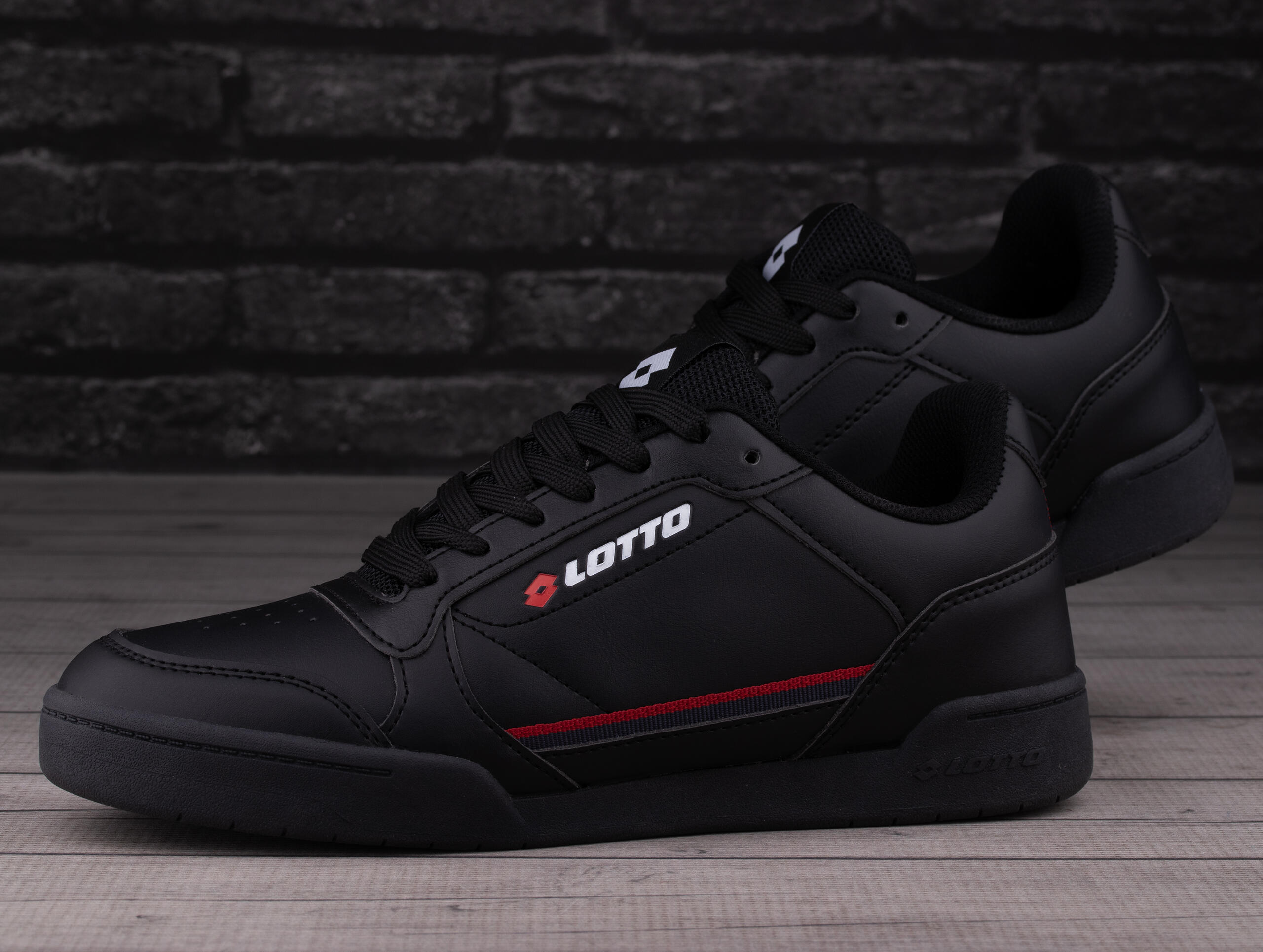 Lotto NANDU Unisex Sneaker Low Top Schuhe 2400100U Schwarz 3/7
