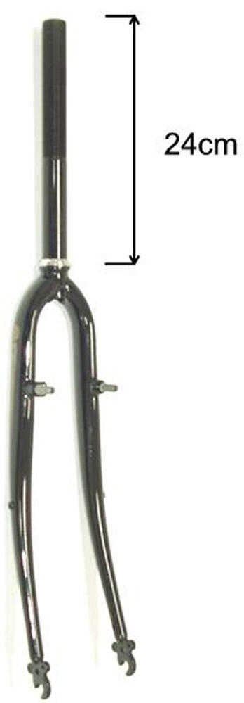 Hybride Voorvork 28 Inch Zwart - Vaste Constructie 1 Inch 2/2