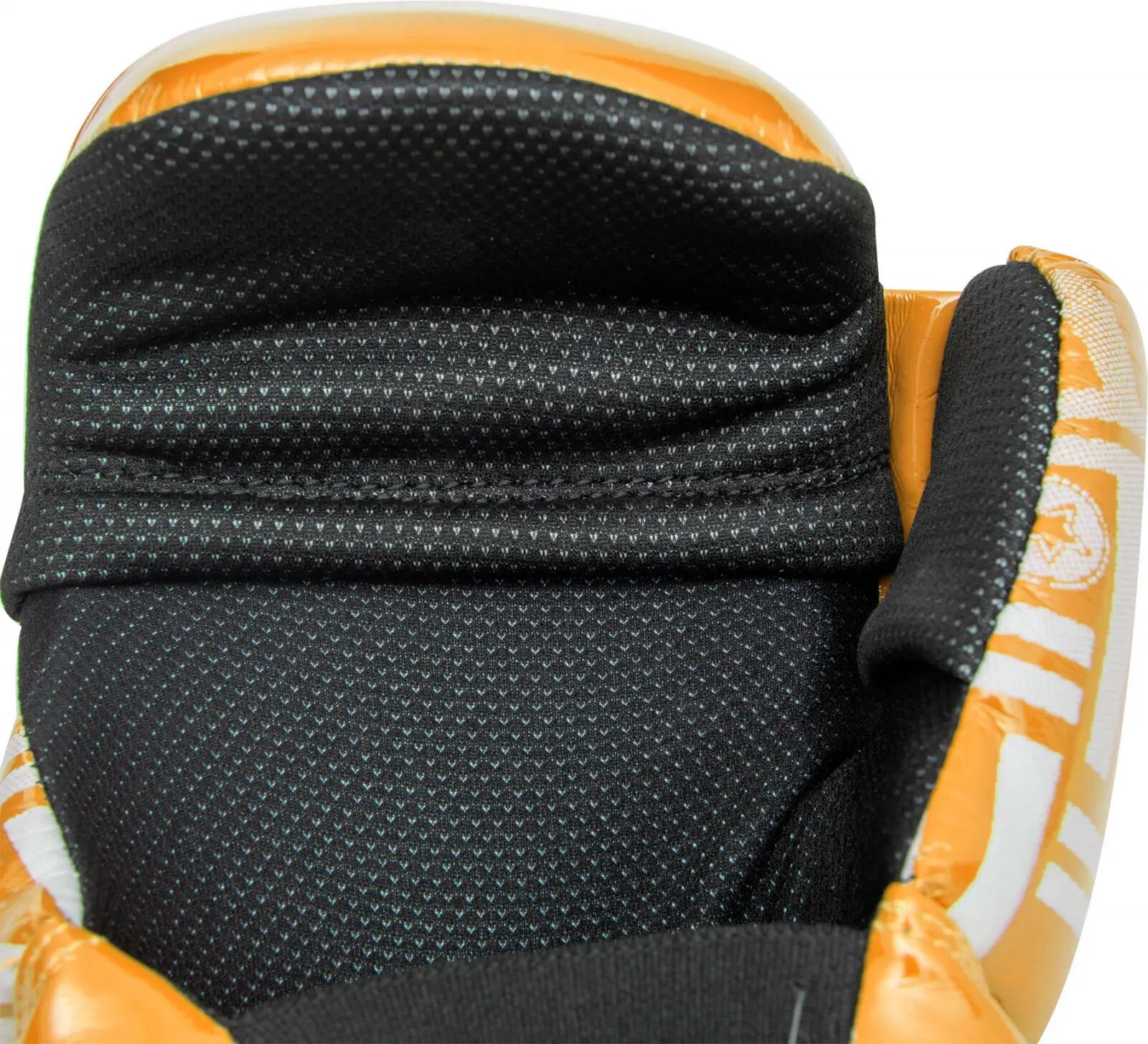 Manusi de kickboxing “Glossy Block PRISM”, Top Ten, galben, XS 6/7