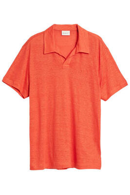 Herren Gant Leinen Ss Polohemd