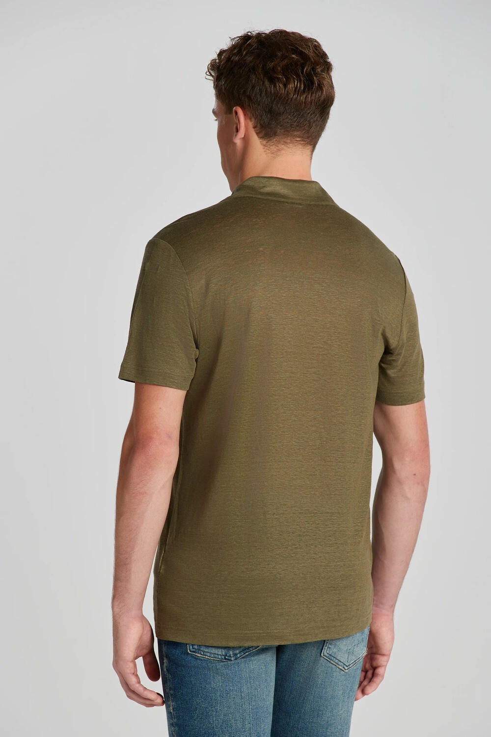 Hommes - Gant Linen Ss Polo Shirt 4/4