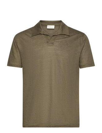Herren Gant Leinen Ss Polohemd