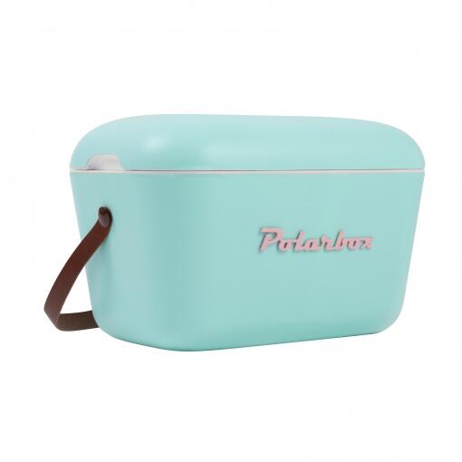 Nevera RETRO - VINTAGE verde agua Classic, capacidad de 20L. 