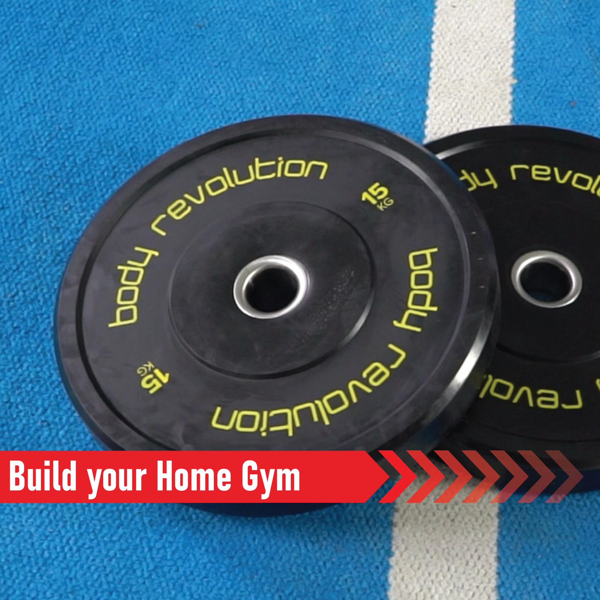 Body Revolution Olympic Bumper Plates Black 5 kg Pair 6/6