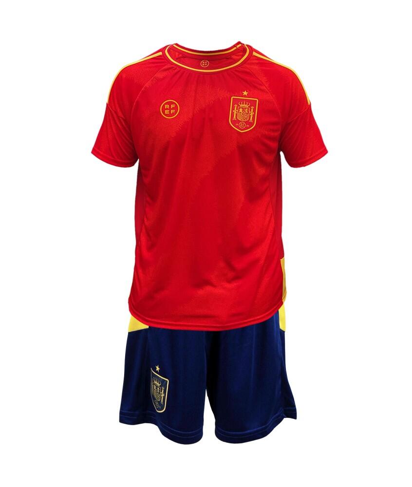 SPAIN Conjunto Fútbol España Eurocopa 2024 1ª Equipación Réplica Oficial Sin Dorsal