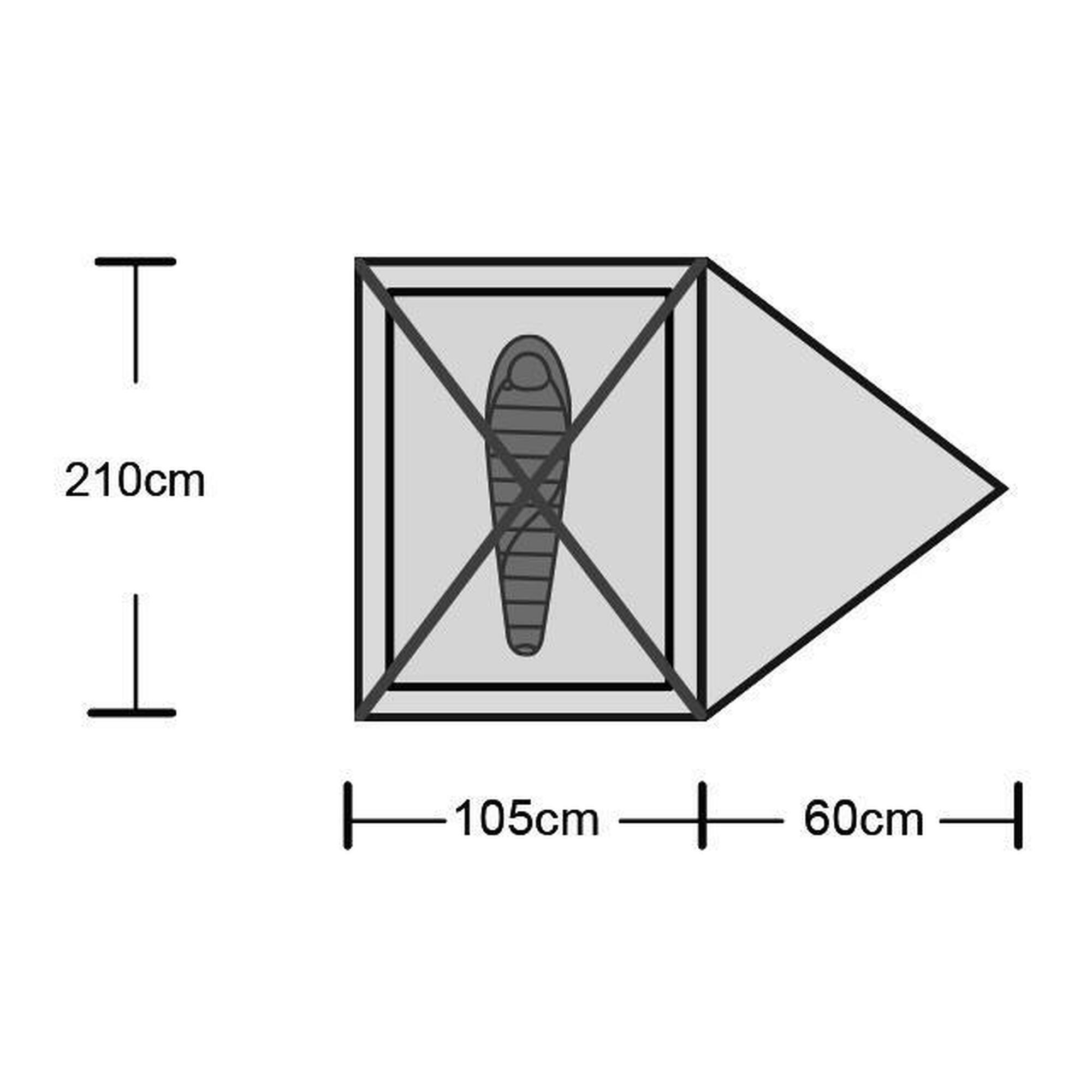 Origin Outdoors Tenda a cupola Snugly - 1 persona