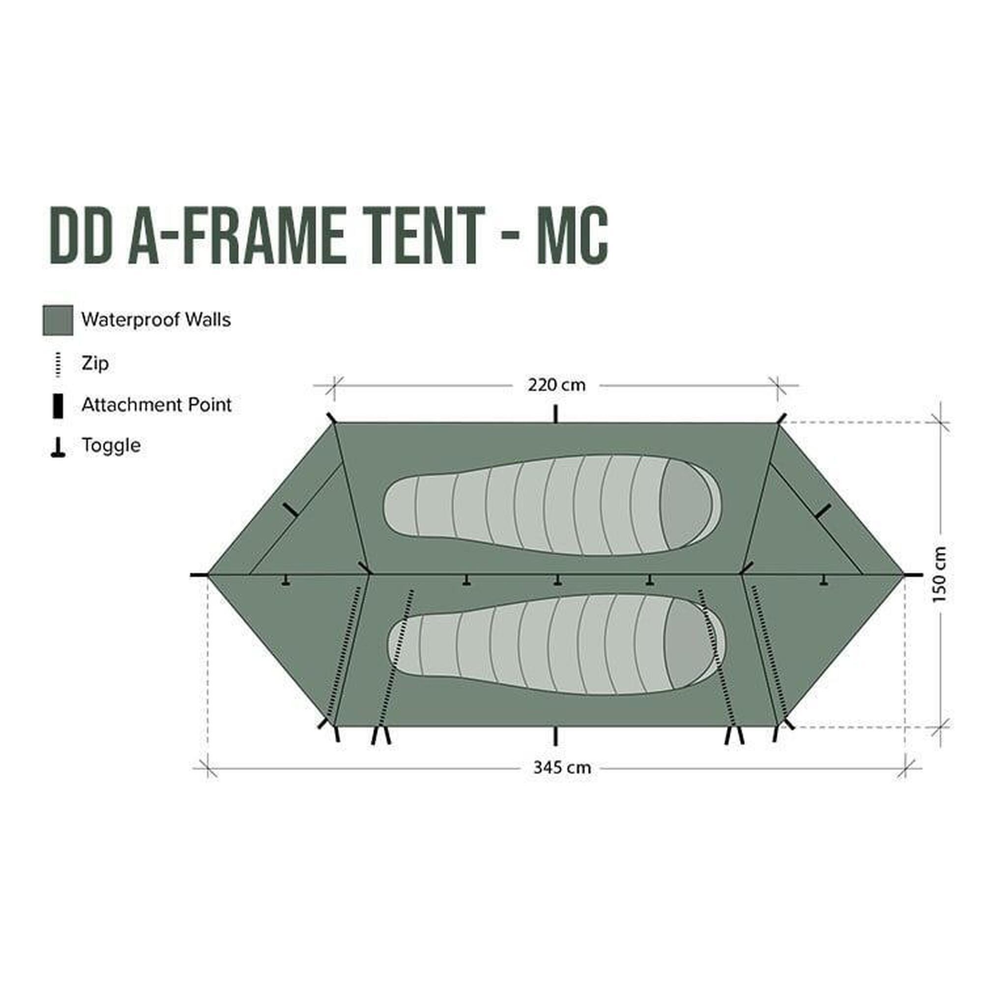 Cort 2 Persoane DD A-Frame Camo