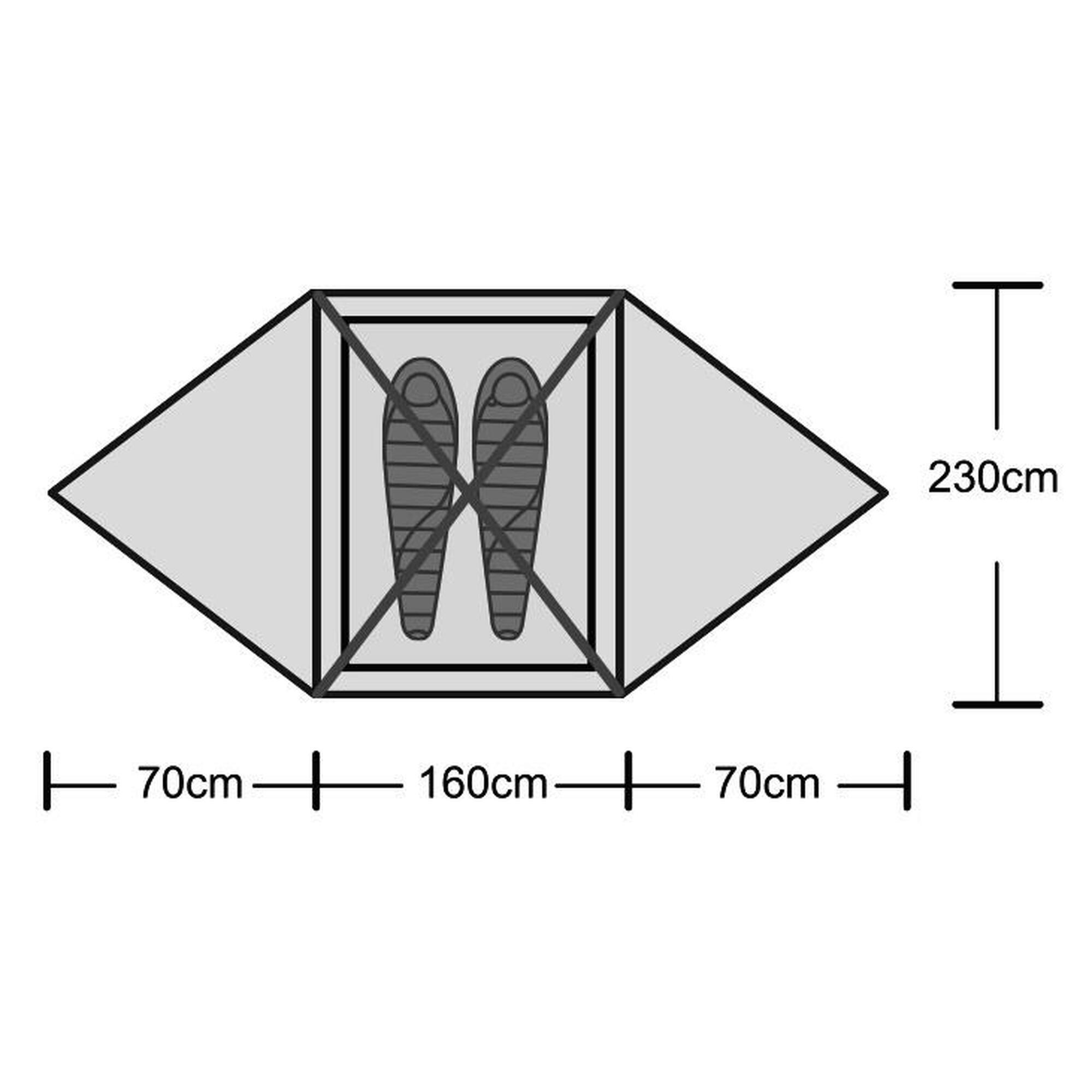 Origin Outdoors Tente de Dôme Snugly - 2 Personnes