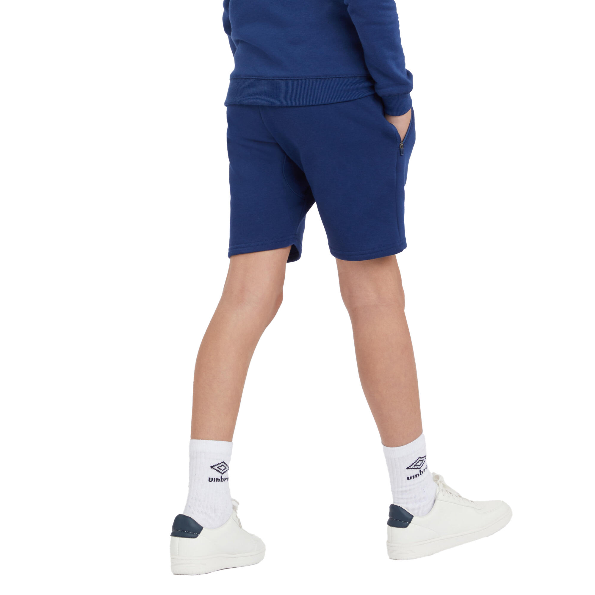 Short CLUB LEISURE Enfant (Bleu Marine / Blanc) 2/3