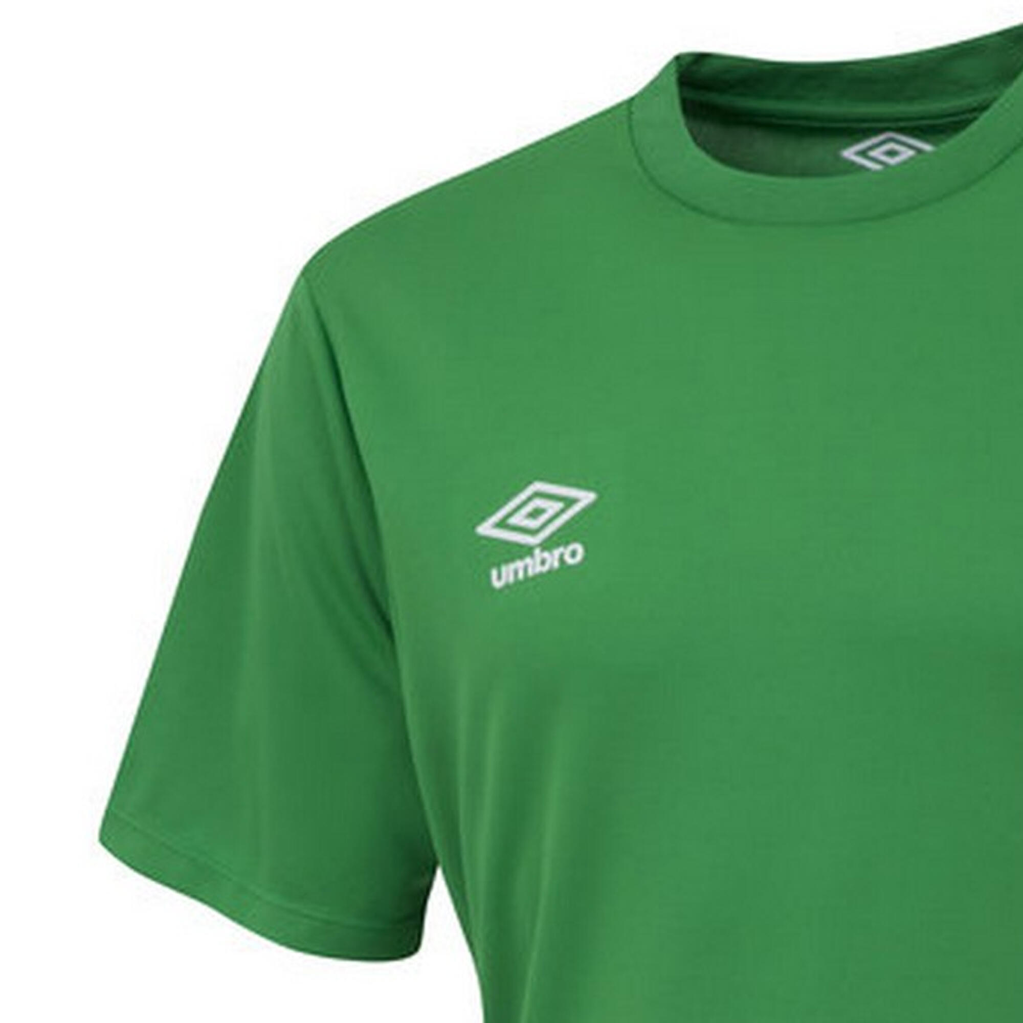 Maglia Maniche Corte Uomo Umbro Club Smeraldo 3/4