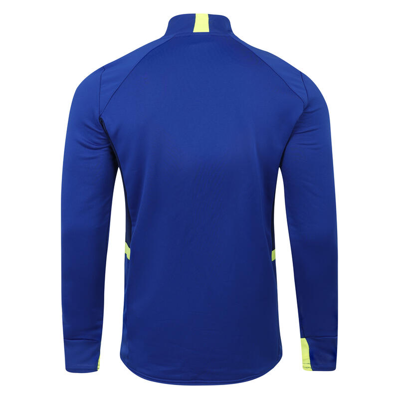 Haut d'entraînement PREMIER Homme (Bleu foncé / Bleu foncé / Jaune fluo)